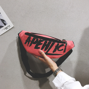 <span class=keywords><strong>Marsupio</strong></span> sportivo da <span class=keywords><strong>donna</strong></span> con lettera inclinata impermeabile - Product Image 3