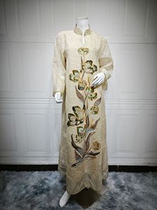 Nouvelle Arrivée 2026 <span class=keywords><strong>LY</strong></span> – Abaya Modeste pour Femme avec Broderie en Maille, Robe Perlée de Haute Qualité, Anti-statique, Belle Jalabiya pour Mariages et Aïd - Product Image 5