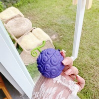 Luffy diable fruits étui pour écouteurs pour Airpo Pro Anime dessin animé Silicone étui pour écouteurs Bluetooth écouteurs couverture pour Airpo Pro2 Pro3