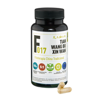 Tian Wang Bu Xin Wan 100 capsules 450mg (5:1 kruidenextractverhouding) Keizerpillen, versterkt het hart, voedt Yin en bloed, kalmeert. Fles.