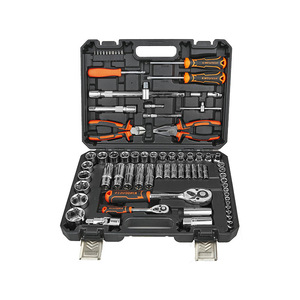 Juego de Herramientas para Reparación de Automóviles BNMJ, Llave de Trinquete Combinada con Vasos de 1/4 de Pulgada (Material CR-MO/CRV), Personalizable OEM - Product Image 4