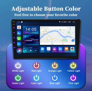 Lái xe trợ Lý 9 inch cảm ứng màn hình lớn Android 11 GPS xe Navigator, 1G + 16GB 4-core Bộ vi xử lý, hỗ trợ USB/DVD Player - Product Image 3