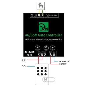 <span class=keywords><strong>G203</strong></span> GSM abridor de puerta interruptor de relé 2G Control remoto alta calidad nuevo y Original acceso de puerta abridor de puerta inalámbrico llamada gratuita - Product Image 5