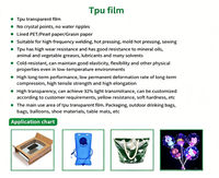 Film TPU transparent de qualité supérieure HN, polyuréthane de qualité optique pour l'impression par transfert thermique DTF, étiquettes, emballages, autocollants