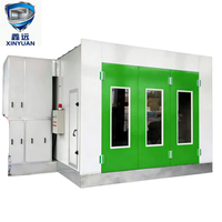 Cabine de peinture avec brûleur diesel Riello, chauffage 80°C, puissance 18 kW, pour peinture automobile et peinture à base d'eau, usage industriel pour meubles