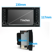Lecteur d'autoradio 2Din Multimédia Android Auto Audio Navigation DVD Player pour Volkswagen VW Touareg T5 Multivan 2004-2011