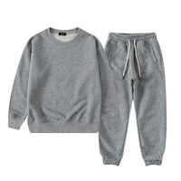 Conjuntos Deportivos de Algodón para Niños y Niñas, Sudadera de Manga Larga, Pantalones Jogger, Casuales, 100% Algodón, Primavera-Otoño, Venta al Por Mayor