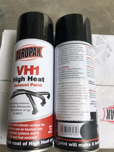 Aeropak बहुत उच्च गर्मी तापमान प्रतिरोधी स्प्रे पेंट मैट काले कैलिपर इंजन पेंट - Product Image 4