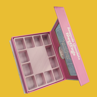STPP Entwickelte Maßgeschneiderte Bedruckte Verpackung Feiertags-Schokoladenbox Graupappe Luxus-Musik-Schokoladengeschenkbox mit Transparenter Vorderseite