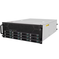 Nouveau 4u 12Bay Rack GPU Serveur Châssis Ventilateur Côté Alimentation 12GB Fond de panier 11PCIE en Stock Cartes graphiques personnalisées Boîtier serveur