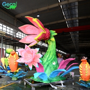 Flor Comedora de Hombres Animatrónica de Fábrica, Resistente al Agua y a los Rayos UV, Venus Flytrap de Tamaño Real Personalizable para Decoración de Parques Temáticos - Product Image 4