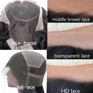 Wholesale Nature Brazilian Virgin Hair Transparent Lace Front <b>Wig</b> Cuticle Aligned HD Full Lace Human Hair <b>Wigs</b> for Black Women - Product Image 6