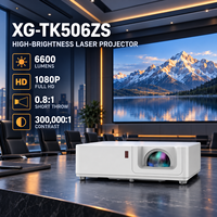 Projecteur DLP laser à courte focale XG-TK506ZS 6600 Lumens 1080P, rapport de projection 0,8, pour conférences, éducation, usage commercial