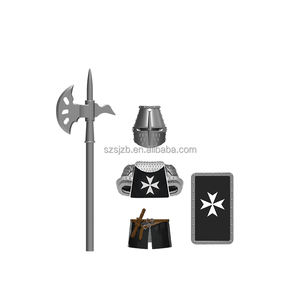 Chevaliers teutoniques Hospitalier Mini figurines soldats médiévaux bloc de construction jouets pour enfants en matériau ABS DT8901 - Product Image 2