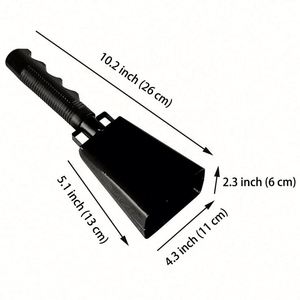 Cloche de supporter rectangulaire de 10 pouces de haute qualité, style sportif, avec impression sérigraphique de LOGO personnalisé, en fer, pour faire du bruit - Product Image 2