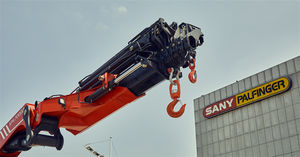 מחיר מנוף הידראולי <span class=keywords><strong>20</strong></span> טון המותקן על משאית, מתוצרת מפעל המשאיות הסיני סאני פאלפינגר, מסוג מנוף זרוע מפרקית. - Product Image 5