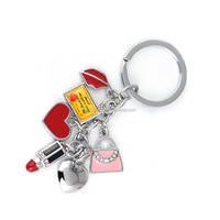 Llavero de esmalte dental personalizado, recuerdo de metal esmaltado para clínica dental, hospital, regalo de recuerdo dental, llaveros