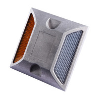 Clou de route solaire en aluminium réfléchissant, Led de haute qualité, œil de chat, prix d'usine