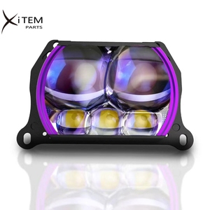XITEM F5 220W Lente de Proyector Bi-LED con 17 Chips 6000K, Foco para Motocicleta, Luces LED Todoterreno, Luz Alta y Baja H4 <span class=keywords><strong>H7</strong></span> - Product Image 6