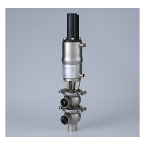 Válvula Direccional Neumática Esférica de Acero Inoxidable Tipo LL, Válvula de Control de Tres Vías de Instalación Rápida, Diseño Soldable - Product Image 1