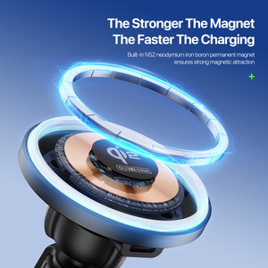 Qi2 15W compacto portátil inalámbrico magnético cargador de coche carga rápida LED cortocircuito seguro adaptadores automáticos - Product Image 3