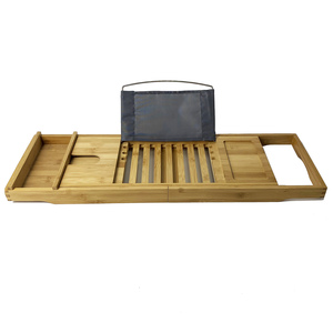 Wooden Bathtub Tray Wholesale Bamboo Caddy, Amazon Bath Tub Caddy Tray, Bamboo Bathtub Rack