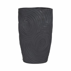 Vaso Artistico con Grande Texture a Spirale in Ceramica, Decorazione d'Arredo per Soggiorno, Camera da Letto, Ufficio e Tavolo - Product Image 1