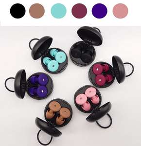 Individuelles Logo Gehörschutz Sicherheit Wiederverwendbare Silikon Weiche Geräuschunterdrückende Stirnband-Typ Ohrstöpsel zum Schlafen Arbeiten Lernen - Product Image 1