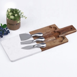 Nouveau Design <span class=keywords><strong>Maison</strong></span> Cuisine Planche À Découper En Bois et <span class=keywords><strong>Plateau</strong></span> <span class=keywords><strong>De</strong></span> <span class=keywords><strong>Fromage</strong></span> En Marbre Table - Product Image 5