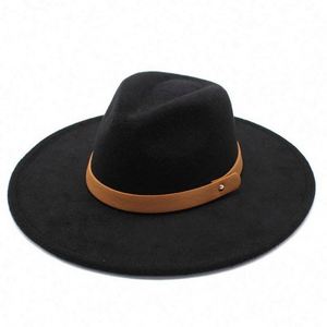Sombreros Fedora de Fieltro Unisex al por Mayor, Ala Ancha de 9.5 cm, Estilo Vintage para Hombres y Mujeres con Decoración de Banda, Ideales para Pesca y Fiestas - Product Image 5