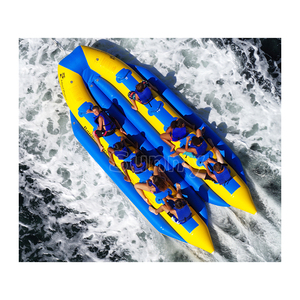 Venta de fábrica Varios juguetes grandes para adultos Agua inflable Banana Boat Paseos para <span class=keywords><strong>alquiler</strong></span> - Product Image 6