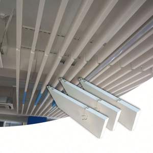 <span class=keywords><strong>Plaque</strong></span> de plafond suspendu acoustique directe d'usine, panneau nuage rond 3D, applications intérieures - Product Image 6