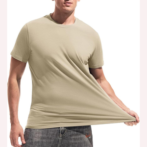 Camisetas de Cuello Redondo y Manga Corta, 100% Algodón, Talla Grande, Precio Económico en Oferta - Product Image 3