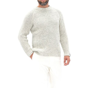 Logo personalizzato Cardigan da <span class=keywords><strong>uomo</strong></span> girocollo in lana Merino Pullover termico maglione lavorato a coste da <span class=keywords><strong>uomo</strong></span> - Product Image 6