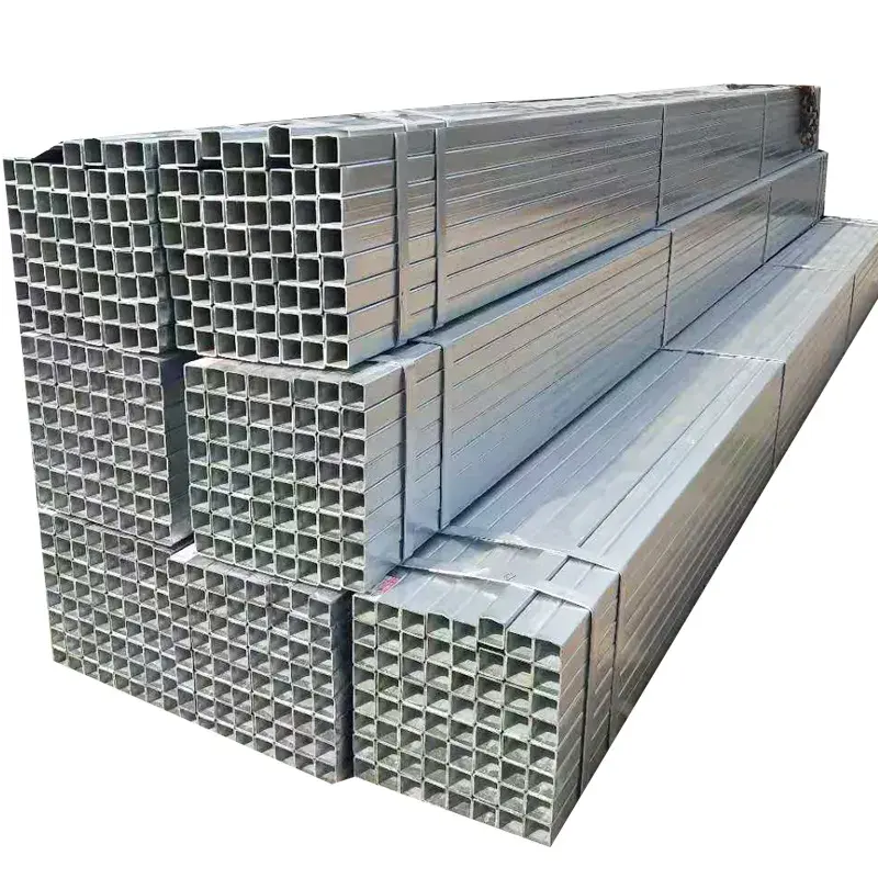 Sıcak daldırma boru siyah dikdörtgen tüpler galvanizli dikdörtgen çelik kare profil çelik Tianjin GB çelik 6mm 0.35 - 30 Mm