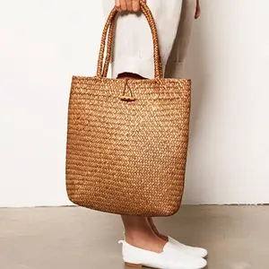 A forma Das Mulheres Verão Palha Praia Boho Sacola Grande Saco Crossbody Bolsa de Ombro