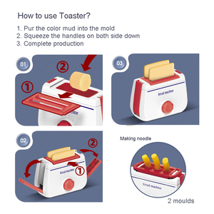 Jouets d'imitation amusants et très demandés : Mini-<span class=keywords><strong>cuisine</strong></span> pour enfants, grille-pain DIY, <span class=keywords><strong>jeux</strong></span> préscolaires - Product Image 3