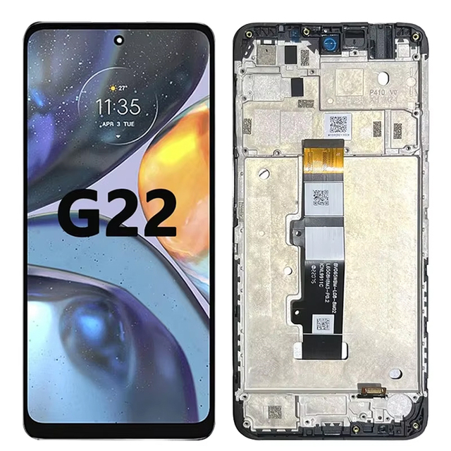 OEM Mobile Phone Lcd Replacement Module Display Part for Motorola Moto G22 LCD Display OEM 6.5 Touch Screen Digitizer Assembly