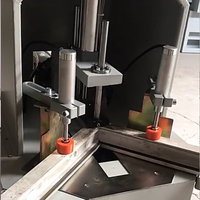 Máquina Automática para Limpiar Esquinas de Perfiles de PVC para Puertas y Ventanas / Equipo de Desbarbado de Esquinas Soldadas