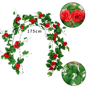 Cespugli di Rose artificiali all'ingrosso per la decorazione della parete di nozze di tocco reale, piante di Rose sospese realistiche per la decorazione della casa di nozze - Product Image 3