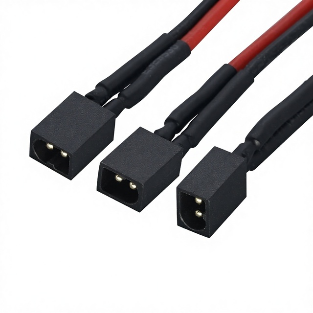 Customized Aviation Drone Ultra-Soft Silicone Wire 22AWG Aeromodeling Battery Connector Cable A30-F 2P Terminal Harness Made in