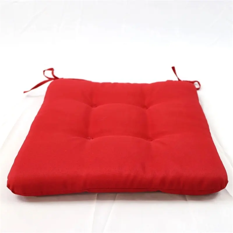 Accept Customization 40x40 Red Recycle Replacement Waterproof Relax Chair Cushion Seat Cushion for Indoor and Outdoor Use