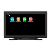 Caméra embarquée DVR 10,1 pouces avec surveillance de stationnement en temps réel et avertissement d'angle mort BSD, écran IPS, 4 caméras pour flottes logistiques