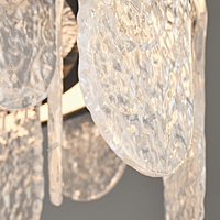 Suspension de style nordique longue Table lustre lumières métal verre éclairage LED lustre
