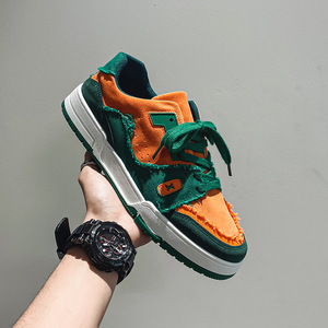 Venta Directa de Zapatos Deportivos de Lona para Hombre, Transpirables, con Malla de Color, para Actividades al Aire Libre, Skateboard, Caminar, Estilo Harajuku - Product Image 6