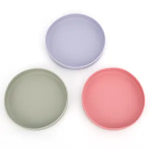 สีของ Macaron Bpa ฟรีชามให้อาหารสัตว์เลี้ยงสุนัขแมวป้อนอาหารกล่องเก็บอาหารสัตว์เลี้ยง