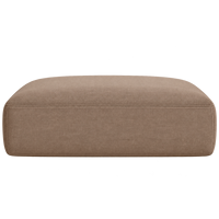 Coussin de siège de banc d'intérieur moderne, rectangulaire, taupe, épais, avec support, antidérapant, garnissage haute densité, doux et durable