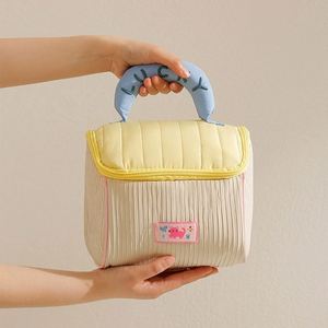 Sac à cosmétiques matelassé mignon, sac à main portable, cadeau promotionnel - Product Image 4