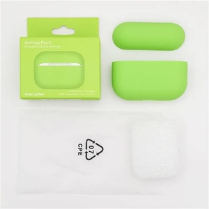 Funda Protectora de Silicona para Apple <span class=keywords><strong>AirPods</strong></span> <span class=keywords><strong>Pro</strong></span> 2, Auriculares Inalámbricos Bluetooth, Bolsa de Almacenamiento a Prueba de Caídas, Silicona Líquida - Product Image 6