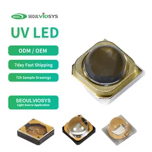 เซอูล Viosys UV LED PCB เครื่องการสัมผัสหมึกบ่ม UV การพิมพ์สเปรย์บ่ม SVC SMD 3535 395nm UVA LED